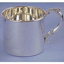 Personalized Sterling Silver Baby Cup