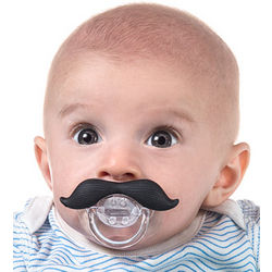 Mustachifier Mustache Baby Pacifier