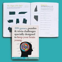 399 Games, Puzzles, and Trivia to Keep Your Brain Young Book