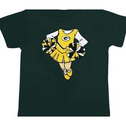 Preschooler's Green Bay Packers Cheerleader Dreams T-Shirt