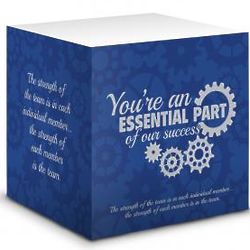 You're An Essential Part or Our Success Self-Stick Note Cube