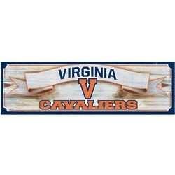Virginia Cavaliers Distressed Wood Sign