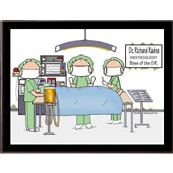Operating Room Personalized Plaque