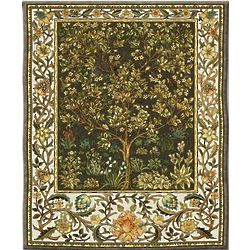 Tree of Life Tapestry in Umber