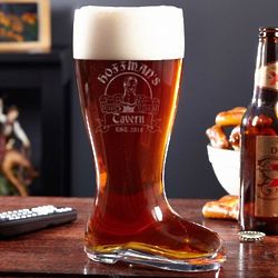 Bombshell Barmaid Personalized Beer Boot