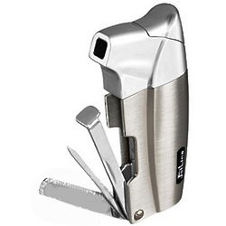 Silver Jetline Lacardo Pipe Lighter