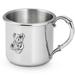 Pewter Teddy Baby Cup