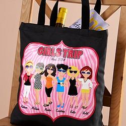 Girls Trip Personalized Tote Bag