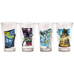 Doctor Who Pint Glasses