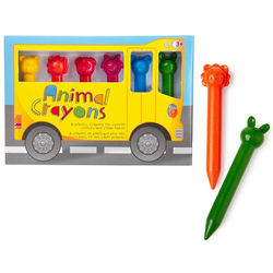 School Bus Animal Crayons