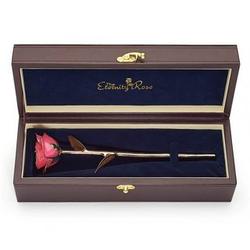 Genuine 24k Gold-Dipped Pink Rose