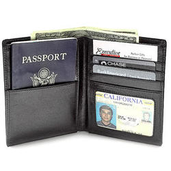 Personalized Converter Currency Wallet and Passport Holder