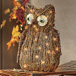 Ophelia Owl Lighted Figurine
