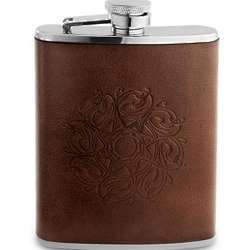 Wild West Rustic Leather Flask