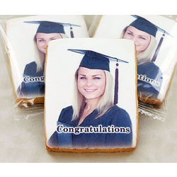Graduate's Custom Photo Cookies