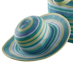 Ocean Stripe Sun Hat