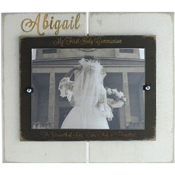 Personalized Handmade Girl's First Communion Frame