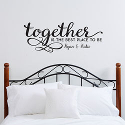 Together Personalized Vinyl Wall Art