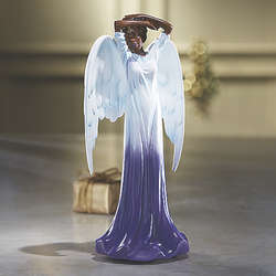 Purple Angel Figurine