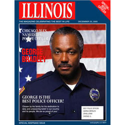 Personalized Officer Magazine Cover Label