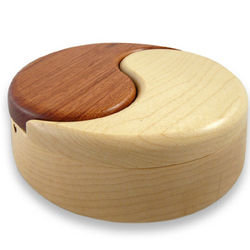Yin Yang Wooden Puzzle Box