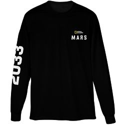 Mars 2033 Black Long Sleeve T-Shirt