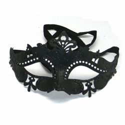 Black Venetian Masquerade Mask