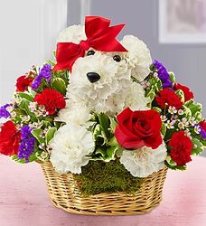 Love Pup Floral Arrangement
