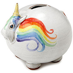 Elwood the Rainbow Unicorn Bank