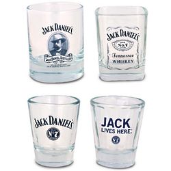 Glass Jack Daniels Shot Glasses