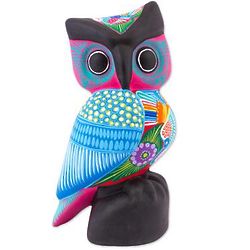 Fiesta Owl Ceramic Figurine