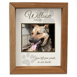 Personalized Photo Framed Pet Memorial Shadow Box