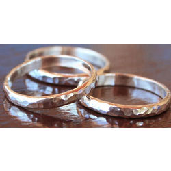Shiny Sterling Silver Stacking Rings