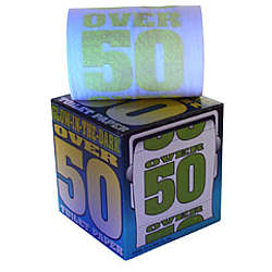 Over the Hill Glow in the Dark Toilet Paper - Over 50