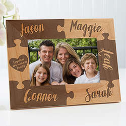 Together We Make a Family Engraved Picture Frame
