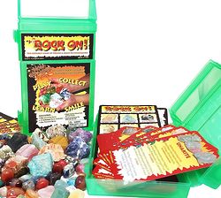 Rock On! Geology Game with Rock & Mineral Collection
