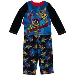 Yo Gabba Gabba! Long Sleeve Toddler Boys Pajamas with Cape