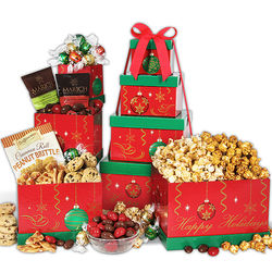 Christmas Sweets Gift Tower for Parents