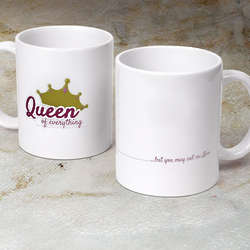 Personalized Queen of Everything Coffee Mug