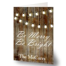 Merry and Bright Personalized Holiday Cards