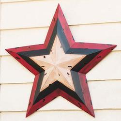 Large Metal Americana Decorative Star