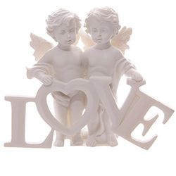 Cherubs with Love Letters Figurine