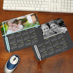 Personalized Photo and Calendar Mouse Pad
