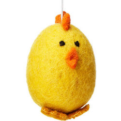 Wool Chick Ornament