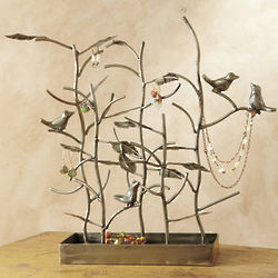 Bird and Branch Jewelry Tree and Tray