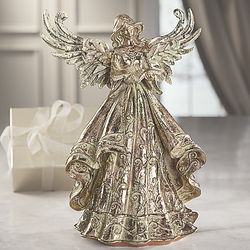 Gold Foiled Angel Figurine