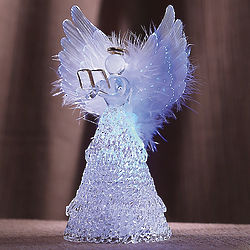 Winged Lighted Angel Figurine