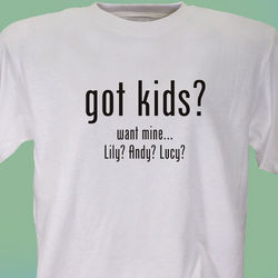 Got Kids Personalized Mom T-Shirt