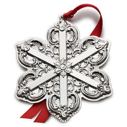 Grande Baroque 2016 Sterling Snowflake Ornament