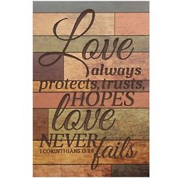 Love Always Verse Wall Art